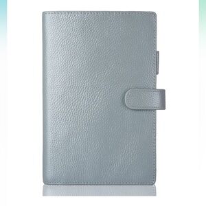 Genuine Leather b6 Planner Cover Personal Organizer Card Slots,Zipper Pockets